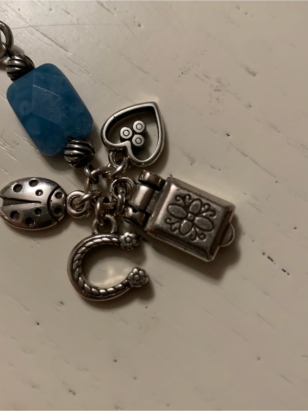 Bright Blue Charms Bookmark by Brighton